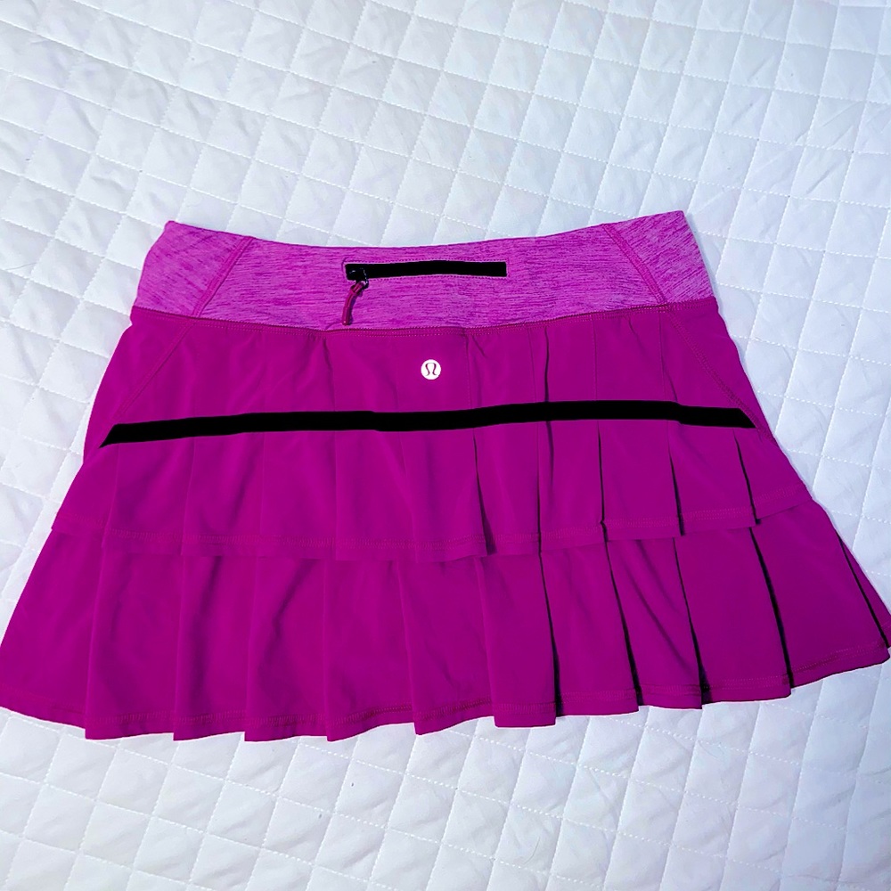 RARE LULULEMON PACE SETTER SKIRT-PURPLE